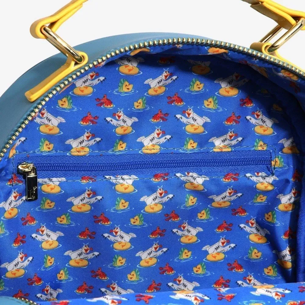 - 𝅺Loungefly Disney The Little Mermaid Ariel and Eric Beach mini backpack